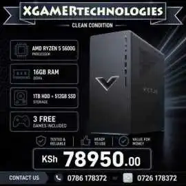 Revived AMD Ryzen 5 HP Victus 15L computer Tower, $ 789
