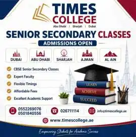 Best Senior Secondary Classes in UAE | Dubai, Abu Dhabi