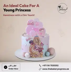 A Dreamy Barbie Doll Cake for Every Little Girl, Dubai