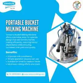 Start Bucket Milking in India with Vansun Milking, Noida