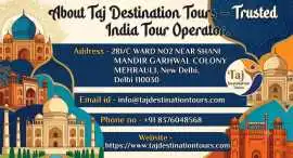 About Taj Destination Tours – Trusted India Tour