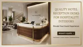 Quality Hotel Reception Desks for Hospitality Inte, $ 1