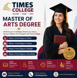 Master of Arts Degree Admissions Open | Times Coll, Abu Dhabi