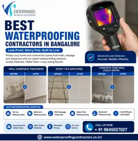 Best Waterproofing Contractors in Bangalore, Bengaluru