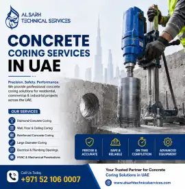 Concrete Coring Services in UAE, Abu Dhabi