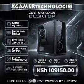 Purpose built AMD Ryzen 5 16gb RAM desktop PC, $ 1,091