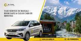 Book Taxi Service in Manali for Stress-Free Travel