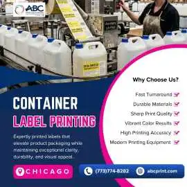 Container Label Printing , Chicago