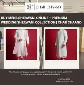 Buy Mens Sherwani Online | Premium Wedding Sherwan, ps 40