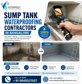 Sump Tank Waterproofing Contractors in Bangalore, Bengaluru