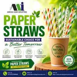 Paper Straws Manufacturer for Bulk & Wholesale , ps 1,000
