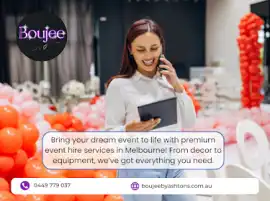 Boujee By Ashtons – Luxury Event Styling & Party, Melbourne