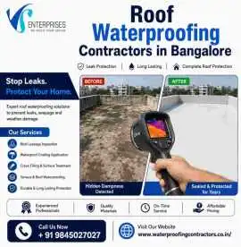 Roof Waterproofing Contractors in Bangalore, Bengaluru