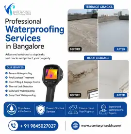 Professional Waterproofing Services in Bangalore, Bengaluru