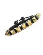 Original Golden Pyrite Pyramid Bracelet , Jaipur
