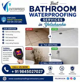 Best Bathroom Waterproofing Services in Yelahanka , Bengaluru