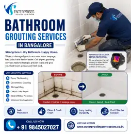 Bathroom grouting services in Bangalore, Bengaluru