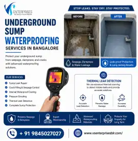 Underground Sump Waterproofing Services in Bangalo, Bengaluru