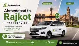 Book Ahmedabad to Rajkot Cab with True Value Ride, Ahmedabad