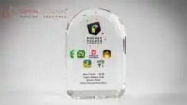 Best Custom Crystal Trophy for Corporate and Sport, Buffalo