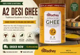 Buy Pure A2 Desi Ghee Online | Shree Radhey , Jaipur