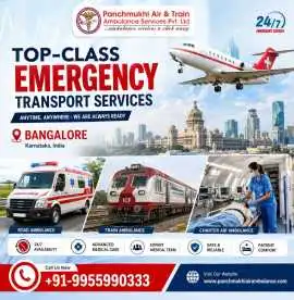 Panchmukhi Air Ambulance Service in Bangalore  , Bengaluru
