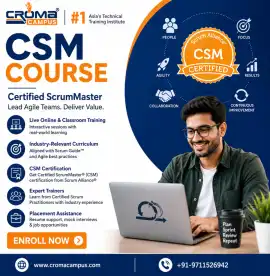 CSM Training – Become a Certified Scrum Master  , Noida