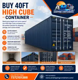 Buy 40ft High Cube Container | Durable & Spacious, $ 0