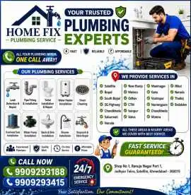 Plumbing Services in Ahmedabad | HomeFix Plumbing, Ahmedabad