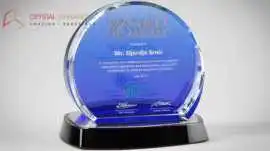 Premium Engraved Crystal Awards for Recognition, Buffalo