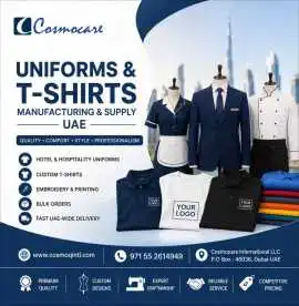 T Shirts Manufacturing & Supply UAE | Cosmo Care, Dubai
