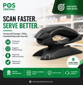 Honeywell Voyager 1202g Wireless Barcode Scanner f, £ 151