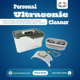 Personal Ultrasonic Cleaner for Everyday Cleaning, ps 50