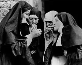 Smoking Nuns Art Print – Unique Poster, Irvine