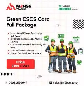 Get Your Green CSCS Card Full Package (UK), London
