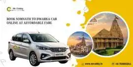 Hire Somnath to Dwarka Cab at Lowest Fare, Somnath