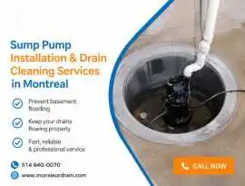 Sump Pump Installation Services in Montreal, Montreal