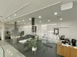 Modern Workspace with Frameless Glass Partitioning, Moorabbin