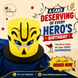 Personalized Superhero Birthday Cake That Wow Ever, Dubai