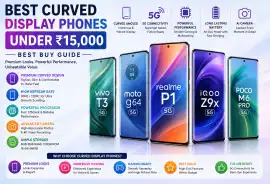 Top Curved Display Phones Under ₹15,000 , $ 15,000