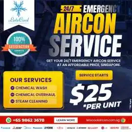 24 hour Aircon Service, ps 25