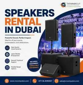Top Rated Speakers Rental in Dubai, Dubai