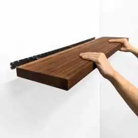 Long Floating Shelves in Mahogany Wood for Modern, $ 0