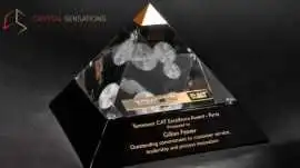 Subsurface Laser Engraving for Crystal Gifts, Buffalo