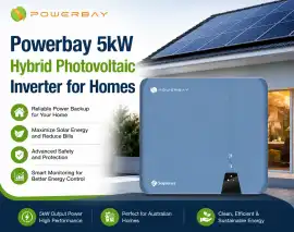 Powerbay 5kW Hybrid Photovoltaic Inverter for Home, Parkinson