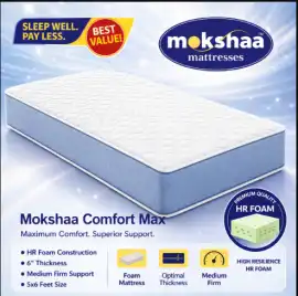 Premium Comfort Max Mattress for Superior Body Sup, Hyderabad