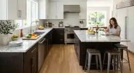 White Granite & Quartz Kitchen Worktops – Premium , Wembley