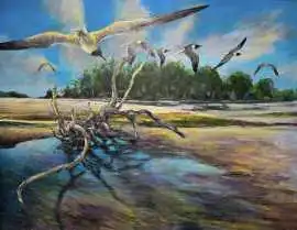 Commissioned Wildlife Painting, Lakeland