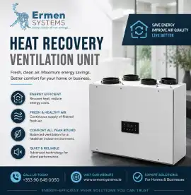 Heat Recovery Ventilation Unit | MVHR Systems, Roscommon