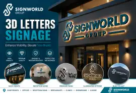 3D Letters Signage for Professional Business Brand, Chester